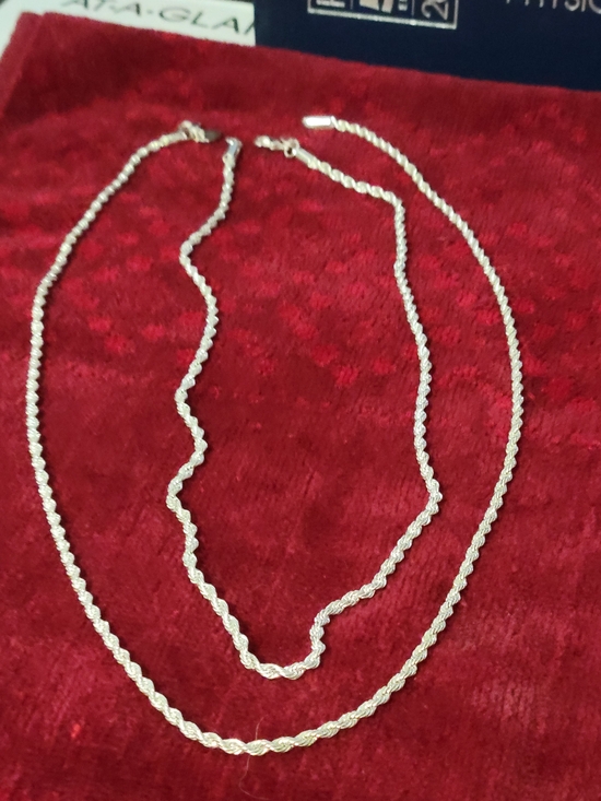 Lisa Leonard Jewelry - NWOT! Sterling Silver Rope Chains Necklace Set